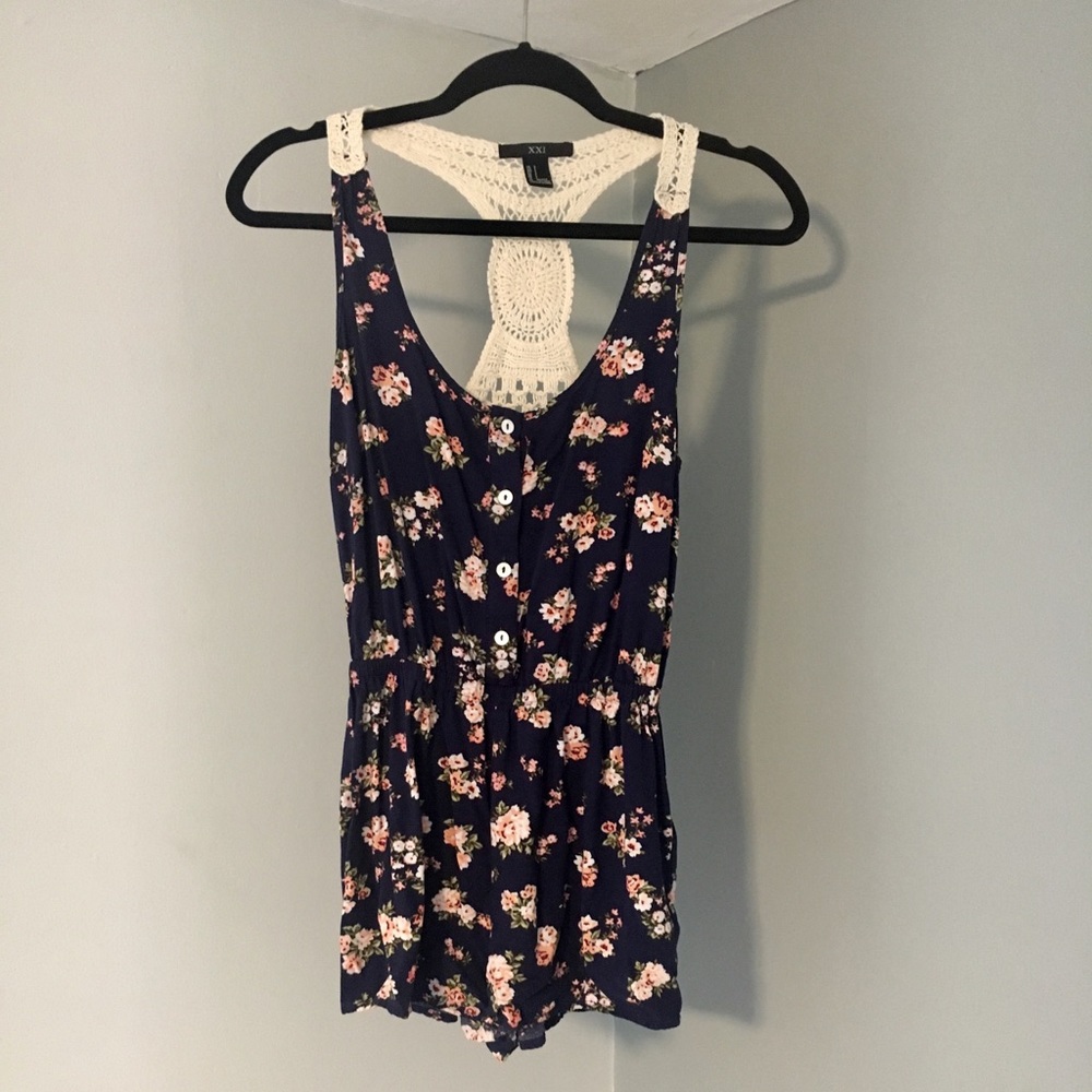 Forever 21 Floral Romper